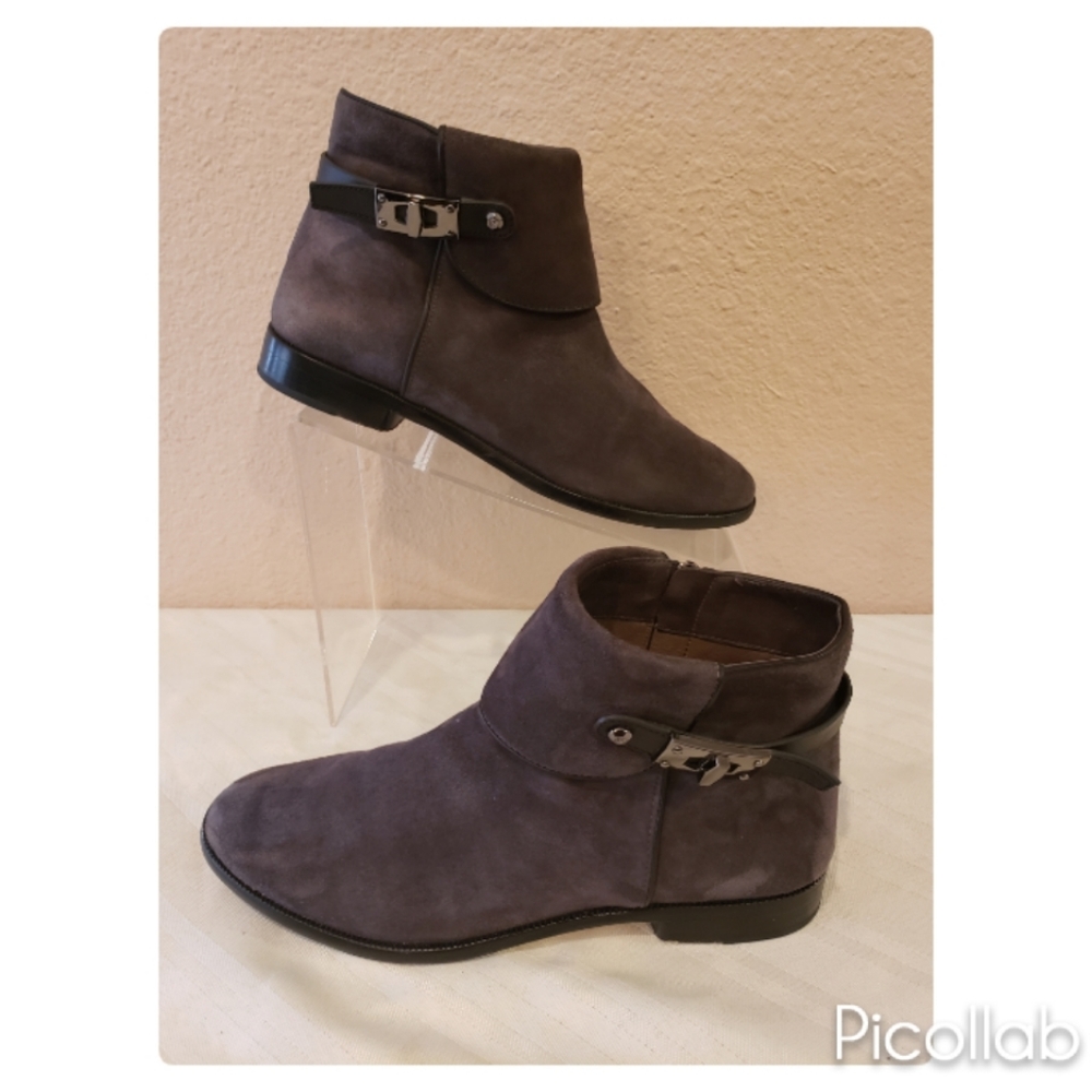 VINCE CAMUTO VC Signature Kalypso Grey Suede Boot